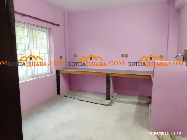 1bhk flat for rent in New House.  Soltimode, Bafal. ktm