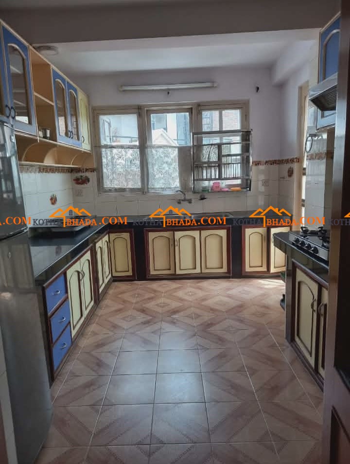 3BHK fully furnished flat available for rent in Bagdol,Lalitpur (220 m inside ringroad near pathshala school )